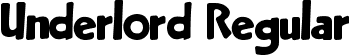 Underlord Regular font - Underlord.ttf