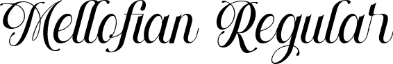 Mellofian Regular font - Mellofian.ttf