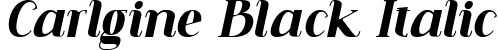 Carlgine Black Italic font - Carlgine-BlackItalic.ttf