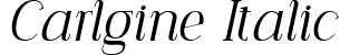 Carlgine Italic font - Carlgine-Italic.ttf