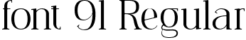 font 91 Regular font - Carlgine-Regular.ttf