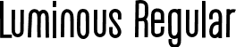 Luminous Regular font - Luminous.otf