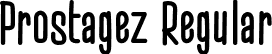 Prostagez Regular font - Prostagez.otf