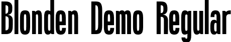 Blonden Demo Regular font - BlondendemoRegular-1Ggyg.otf