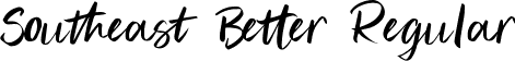Southeast Better Regular font - SoutheastBetter.ttf