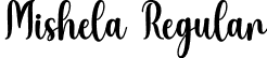 Mishela Regular font - Mishela.otf