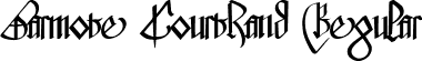 Barmote Courthand Regular font - BarmoteCourthand-Regular.ttf