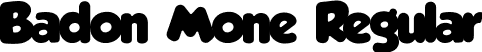 Badon Mone Regular font - BadonMone.ttf