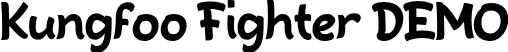 Kungfoo Fighter DEMO font - KungfooFighterDEMO.otf