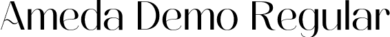 Ameda Demo Regular font - AmedademoRegular-ow8K0.otf