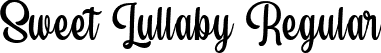 Sweet Lullaby Regular font - Sweet Lullaby.ttf