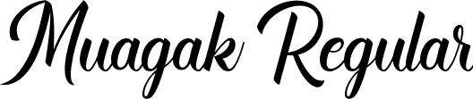 Muagak Regular font - Muagak.otf