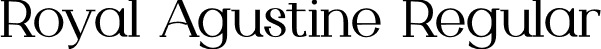 Royal Agustine Regular font - Royal Agustine.otf