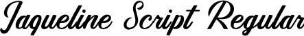 Jaqueline Script Regular font - Jaqueline.otf