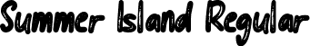 Summer Island Regular font - Summer Island TTF Personal.ttf