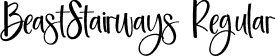 BeastStairways Regular font - BeastStairways.otf