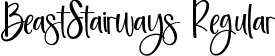 BeastStairways Regular font - BeastStairways.ttf