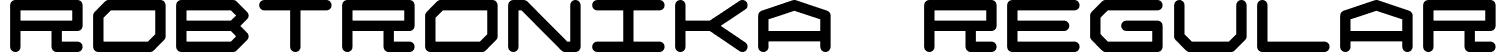 Robtronika Regular font - Robtronika-Regular.otf