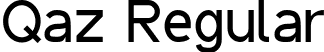 Qaz Regular font - Qaz-Regular.ttf