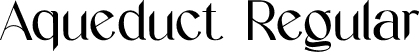 Aqueduct Regular font - Aqueduct.otf