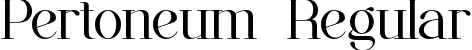 Pertoneum Regular font - Pertoneum.ttf