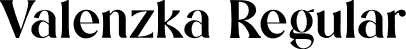 Valenzka Regular font - Valenzka.otf