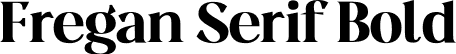 Fregan Serif Bold font - Fregan Serif Bold.otf