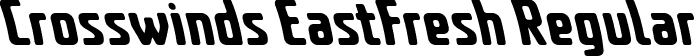 Crosswinds EastFresh Regular font - Crosswinds-EastFresh.ttf