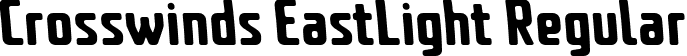 Crosswinds EastLight Regular font - Crosswinds-EastLight.ttf
