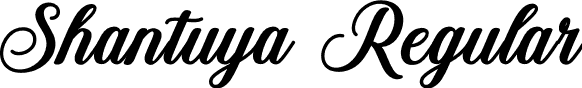 Shantuya Regular font - Shantuya.otf