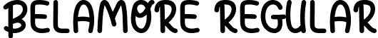 Belamore Regular font - Belamore.otf