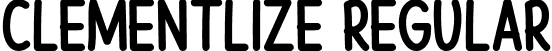 Clementlize Regular font - Clementlize.otf