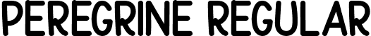 Peregrine Regular font - Peregrine.ttf