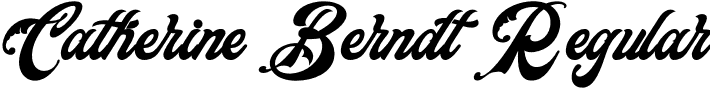 Catherine Berndt Regular font - CatherineBerndt.otf