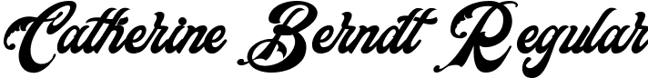 Catherine Berndt Regular font - CatherineBerndt.ttf