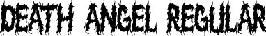 Death angel Regular font - Death angel.otf