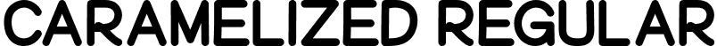 Caramelized Regular font - Caramelized.ttf