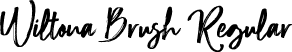 Wiltona Brush Regular font - Wiltona Brush.ttf