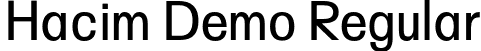 Hacim Demo Regular font - Hacim-Regular-Demo.otf