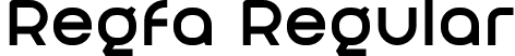 Regfa Regular font - Regfa.otf