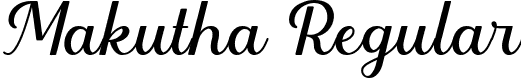 Makutha Regular font - Makutha.ttf
