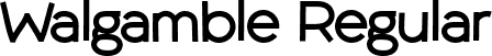 Walgamble Regular font - Walgamble.otf