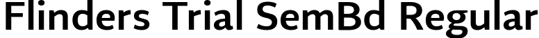 Flinders Trial SemBd Regular font - FlindersTrialSemiBold-w1nBP.ttf