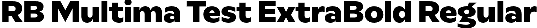 RB Multima Test ExtraBold Regular font - MultimaTest-ExtraBold.otf
