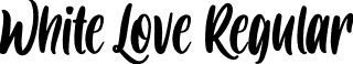 White Love Regular font - White Love OTF.otf