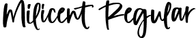 Milicent Regular font - Milicent Free.ttf