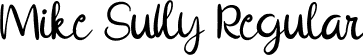 Mike Sully Regular font - Mike Sully.otf