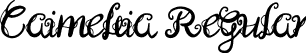 Caimellia Regular font - Caimellia.otf