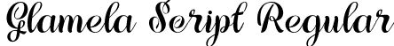 Glamela Script Regular font - Glamela Script.otf