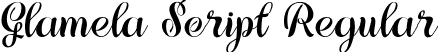 Glamela Script Regular font - Glamela Script.ttf